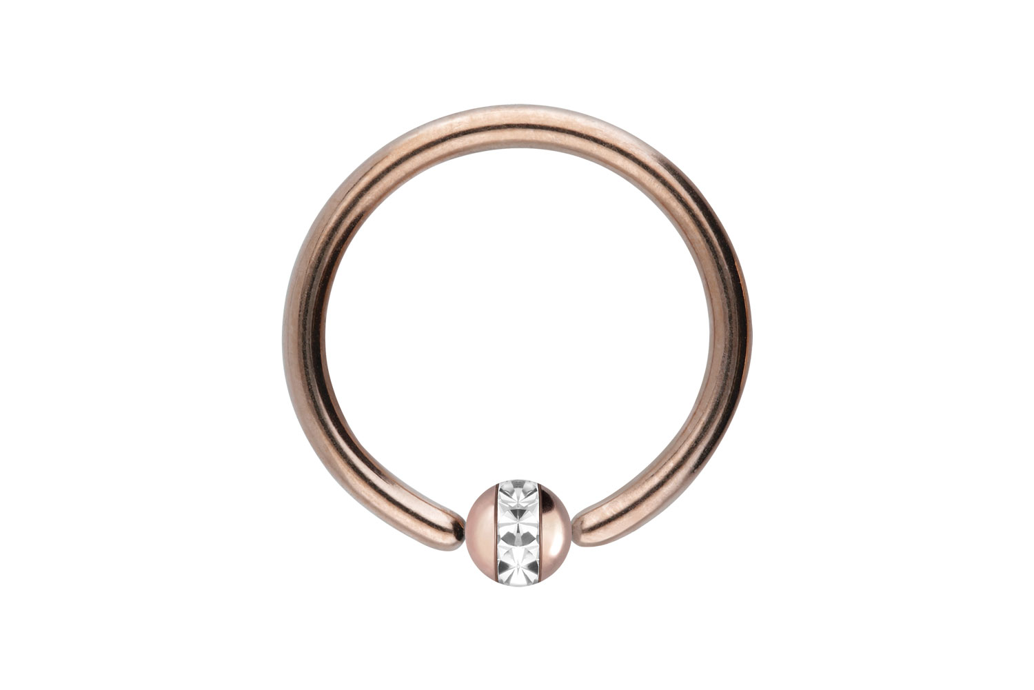 Chirurgenstahl Klemmkugelring Piercing EPOXY-RING-KUGEL